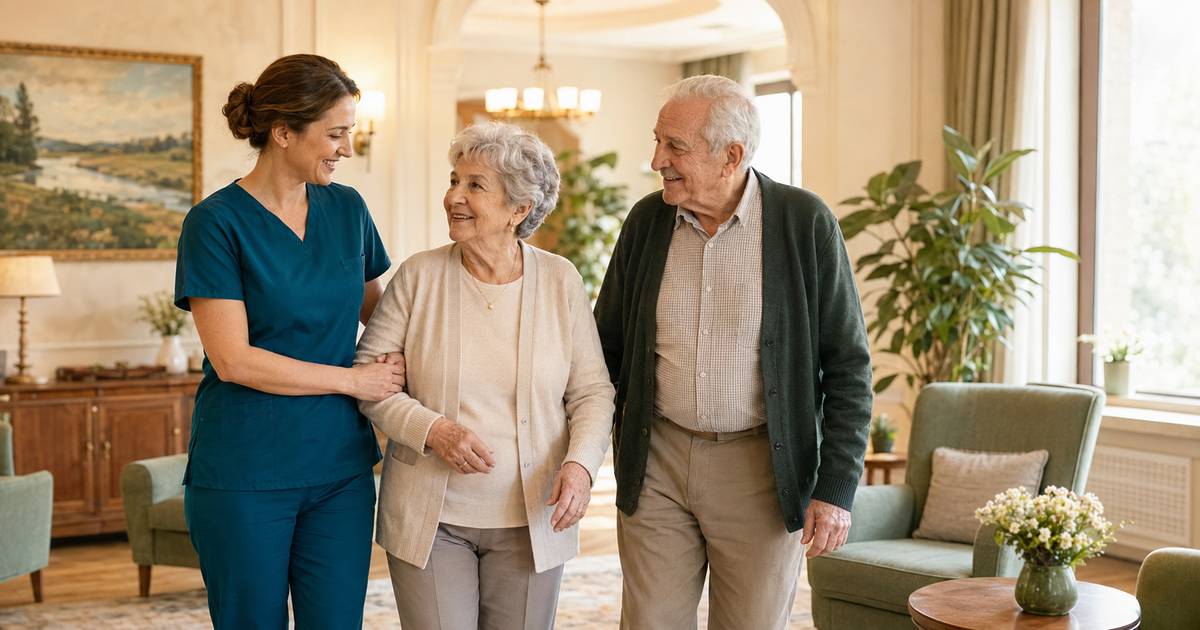 Îngrijitoare alături de seniori la Azil Bătrâni Tulcea